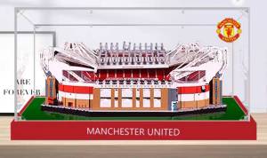 Display Case Box Old Trafford - Manchester United 10272 (Only display case box No blocks Model)