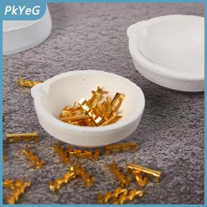 PkYeG Nhiệt độ cao thạch anh silica nóng chảy crucible món ăn Bát Nồi đúc vàng bạc kim loại đồ trang sức đúc container