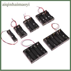aiqinhaimaoyi 1 2 3 4 5 6 Slots 3V AA Battery Case Box AA LR6 HR6 Battery Holder Storage Case Lead Wire Bateria Protection Container