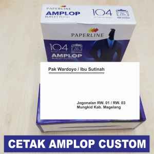 Amplop Cetak Custom Design 1 Pack isi 100 Lembar