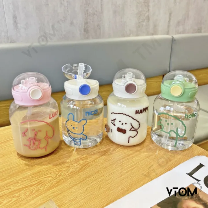 VTOM%20600ml%20Small%20And%20Cute%20Plastic%20Water%20Bottle%20With%20Straw%20For%20Kids%20(8cm%20x%2015cm)%20Drinking%20Botol%20Air%20Plastik%20Budak%20Murah%20-%20Image%207