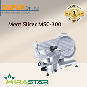 WIRASTAR Meat Slicer Alat Pemotong Pengiris Daging Material Stainless Steel MSC-300