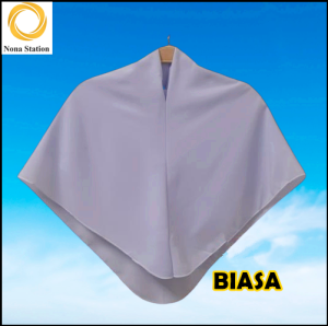 NS VENTINO Tudung Sekolah Biasa & Agama 2 Lapis (Kain Koshibo)