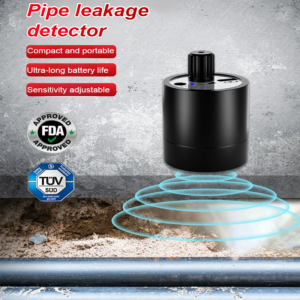 Water Leak Detector for Underground Pipe Mains Accurate Leak Detection Kit with Headphones for Indoor Outdoor Use