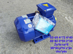 Động cơ 3 pha 4kw(55hp) vòng tua 1400v/p