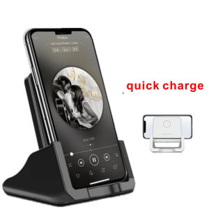 Qi Charging Stand Mobile Phone USB Fast Wireless Charger for Samsung S10 S9 Note10 Xiaomi Redmi 9 10 iPhone 12 11 X XS XR 8 Plus