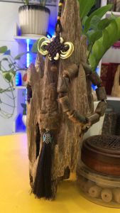 Vòng tay trầm hương tốc bông tự nhiên