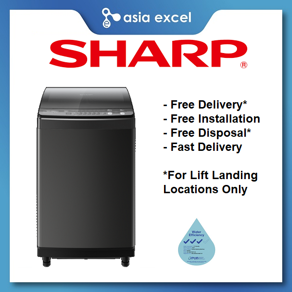 sharp washing machine watts