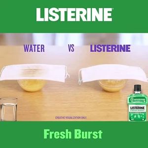 Listerine Fresh Burst Mouthwash 1L: free mouthwash mouth wash for bad breath