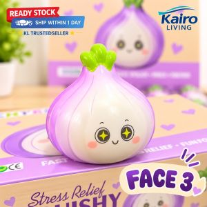 Onion Squishy Toy Soft Squeeze Toys Rebound Stress Relief Fidget Mainan Squishy Bawang Comel Picit Picit De-stress 洋葱捏捏乐