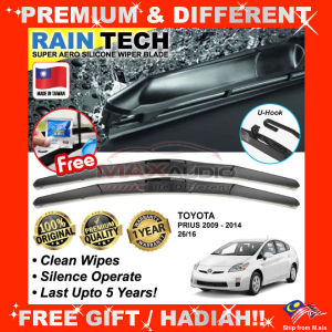 Taiwan Silicone Wiper TOYOTA PRIUS 2009-2014 (26/16) RAIN-TECH RAZOR HYBRID Aerodynamic Car Wiper