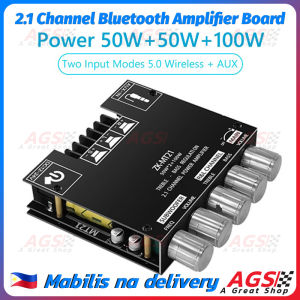 ZK-MT21 2.1 Channel Bluetooth 5.0 Subwoofer Amplifier Board 50WX2+100W Power Audio Stereo Board Bass