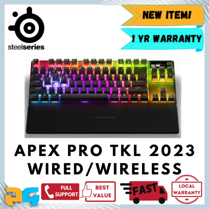 Steelseries Apex Pro TKL 2023 Edition Wired Wireless Omnipoint ...