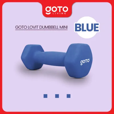 Goto [COD] Lovit Dumbell Alat Gym Barbel Olahraga Fitness Mini Set 1kg 2kg Anti Slip Nyaman Kuat