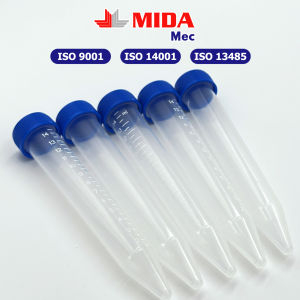 Ống ly tâm 15ml nắp vặn MIDAMEC đóng gói 50 cái/bao