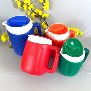 CA GIỮ NHIỆT (HÌNH BẦU) - GIỮ NHIỆT LÂU - đặc biệt KHÔNG ĐỌNG SƯƠNG BÊN NGOÀI - nhựa HDPE- PP chính phẩm đảm bảo AN TOÀN VỆ SINH THỰC PHẨM . SIZE 700ML 1.2 L 2LIT