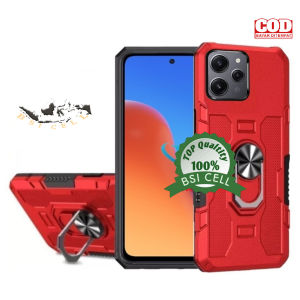 XIAOMI REDMI 12 CASE ROBOT HIT EYE RING STANDING CESING BELAKANG-CASE PENUTUP HEADPHONE OPPO