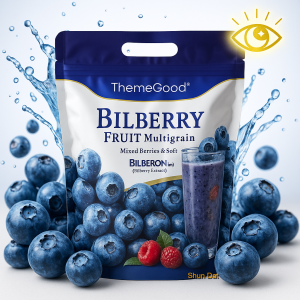 Themegood Bilberry Fruit Multigrain with Mixed Berries & Organic Soy 300g (10 sachets x 30g) Convenient Pack