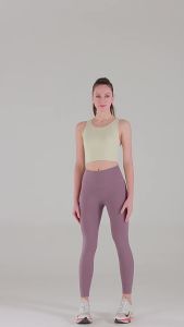 Lulu yoga Womens High-Strength Sports Underwear Fixed Cup Shockproof Beauty Back Fitness Bra