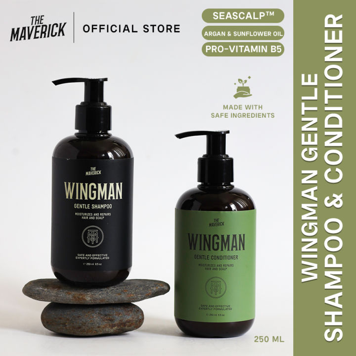 The Maverick Wingman Gentle Shampoo and Conditioner Bundle Lazada PH