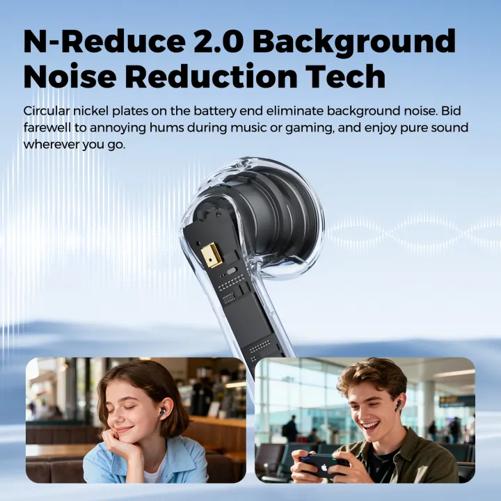 [Bảo hành 12 tháng] Soundpeats Air6 HS tai nghe gắn tai không dây LDAC Hi-Res 13mm Bluetooth 6.0 45H Tuổi thọ pin âm thanh độ trung thực cao vừa vặn phù hợp TWS | BigBuy360 - bigbuy360.vn
