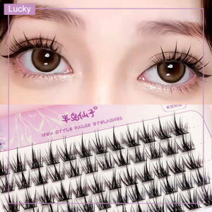 5 Rows Natural False Eyelashes Extension Lazy Savior Cos Fake Fairy Segmented Grafting Cluster Lashes