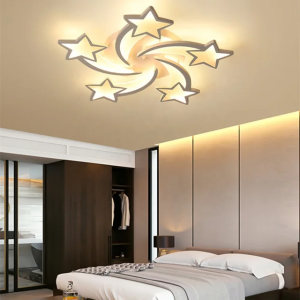 Đèn ốp trần trang trí 3 chế độ sáng  đèn mâm ốp trần trang trí phòng khách  phòng ngủ  phòng bếp kiểu dáng hiện đại - Bảo hành 2 năm