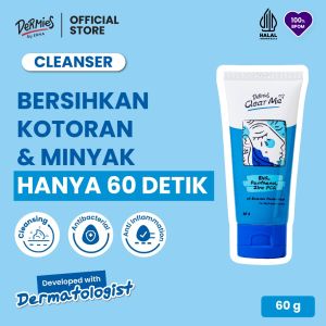 Dermies Clear Me Facial Wash PH Balance 60gr - Sabun wajah berjerawat