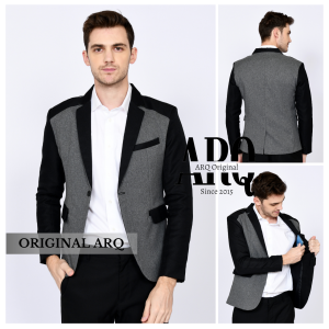 Jas Pria Formal Terbaru 2025 Blazer Wisuda Slim Fit Modern Korean Style Casual Formal