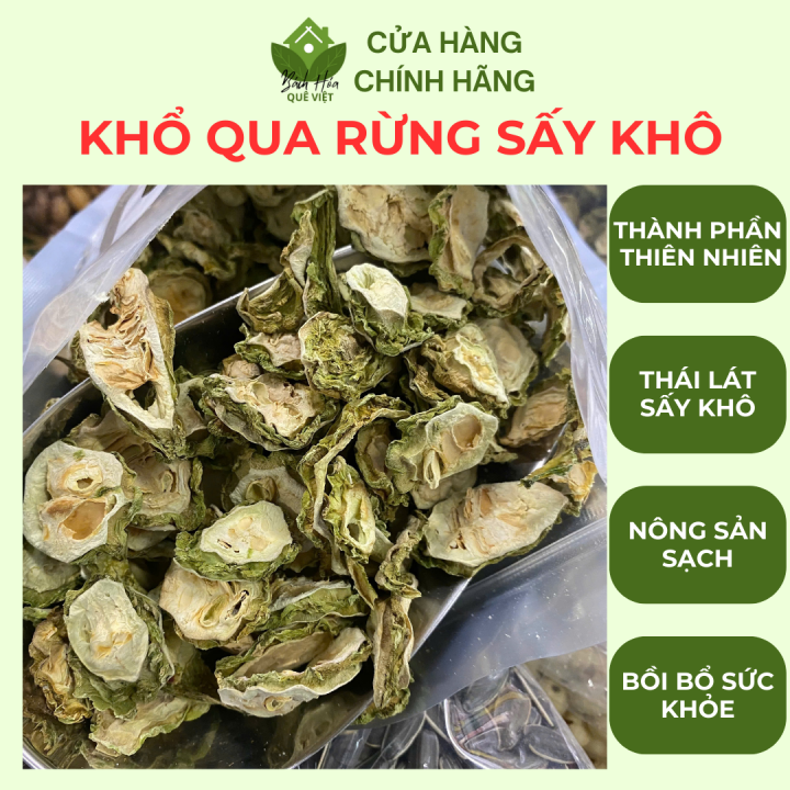 Khổ Qua Rừng/ Mướp Đắng Sấy Khô - Khổ Qua Thái Lát, Nguyên Miếng Xanh ...