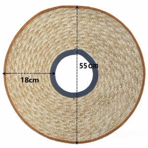 OKDEALS Large Brim Construction Safety Hats Brim Sun Protection Breathable Hard Hat Sun Shade Creative Neck Protect Sunshade Work Straw Caps Construction Site