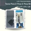 LCD TOUCHSCREEN TECNO POVA 2 / POVA 3 / POVA 5G LE7 LF7 LF7n LE8 FULLSET. 