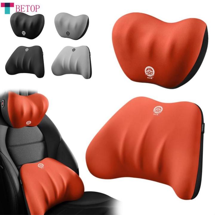 BETOP Universal Car Headrest Waist Lumbar Support Pillow Memory Foam