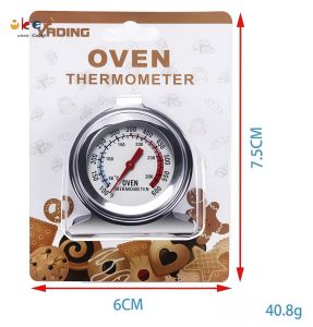 okek 1pc Stainless Oven Thermometer Stand up Oven Thermometer for Baking Cooking Tools