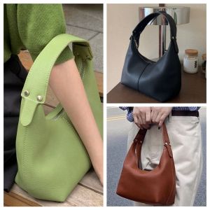 COVIEEZB Màu sắc đồng nhất Túi Hobo PU Phong cách Hàn Quốc Dung lượng lớn Túi đeo vai Thanh lịch Túi xách Túi xách phong cách Pháp Du lịch