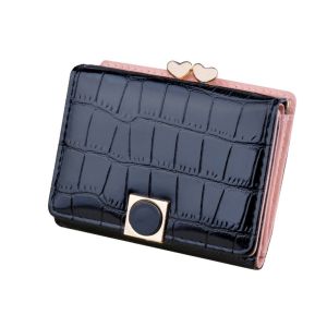 Dompet Lipat Chiara Hitam Kulit Cantik WA1085B5 Terbaru Murah Fashion Remaja Korea
