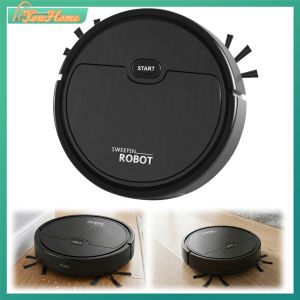 3-in-1 Rechargeable Smart Robot Vacuum Cleaner Ultra-Thin with Smart Navigation for Hardwood and Tile Floors