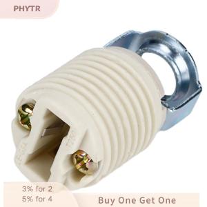 【จัดส่งภายใน 2-3 วัน】 สกรู G9ไฟแบบทำมือที่วางโคมไฟเซรามิกที่ใช้ในครัวเรือนฐานหลอดไฟ LED สำหรับไฟอุปกรณ์เสริมหัวแปลงซ็อกเก็ต