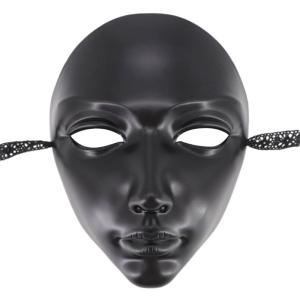 Mặt thanh lịch mặt nạ lễ hội Halloween bên thoáng khí Thiết kế gọn nhẹ thoải mái phụ kiện trang phục màu đen bí ẩn đạo cụ