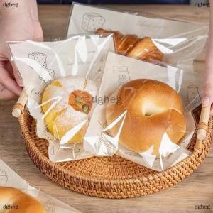 [COD] dgheg 50pcs Self Adhesive Seal Plastic Bags For Bakery Packaging Croissant Party Handmade Biscuit Cookies Bread And Cake Packing