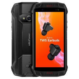 Ulefone Armor 15 Rugged Waterproof  Phone 128GB NFC Android 12 Built-in TWS Earbuds Smartphone 6600mAh 2.4G/5G WLAN Mobile Phone