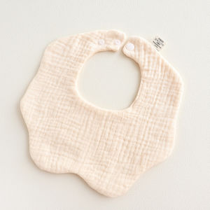 Baby Bib Soft Absorbent 100% Cotton Bib 360 Rotating Baby Towel Teething Drooling Bib For 0-3 Years