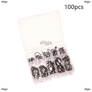 [COD] dfgje 100-500PCS Fishing Hooks Set High Carbon Steel Sharp Durable Barbed Fishhook Rock Fishing Equipment Gear Tackle Accessories