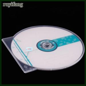 ruyifang 1 3pcs nhựa trong suốt duy nhất mảnh vòng đĩa trường hợp CD trường hợp dày CD DVD đĩa hộp đĩa trường hợp lưu trữ hộp