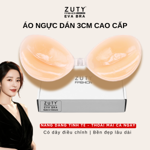 Miếng Dán Ngực Silicon Trong Suốt Nâng Ngực Không Dây ZUTY – Dính Chắc Không Lộ Tạo Khe Quyến Rũ