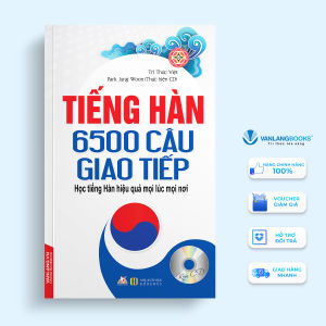 Sách - Tiếng Hàn 6500 Câu Giao Tiếp-Vanlangbooks