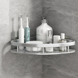 MLADEN Bathroom Corner Storage Rack Bathroom Shelf Toilet Rack Free of Punch Kitchen Toilet Sink Wall-Mounted Household Rack