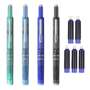 EF Nib Fountain Pen Erasable Pen Signature Pen Retractable Calligraphy Pen Smooth Writing Pen School Office Supplies