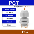 Ốc siết cáp nhựa PG, cút siết cáp PG,đầu xiết cáp,kẹp xiết, nút xiết PG. 