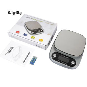 【Fast delivery+COD】Waterproof Rechargeable Coffee Drip Scale Digital Scale Digital LED Display Kitchen scale No battery required waterproof can weigh seafood Kitchen scale Electronic mini style rechargeable kitchen scale Home scale